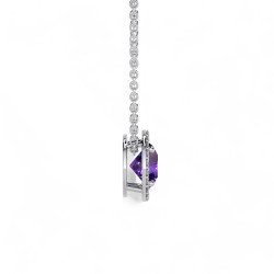 Pendentif Ma Vie Am&eacute;thyste - Collection Bijoux Celinni