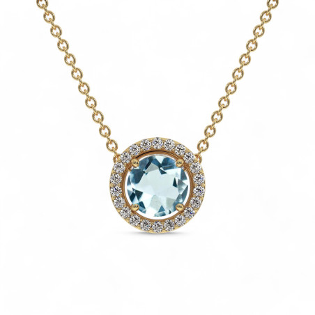 Pendant Ma vie Aquamarine