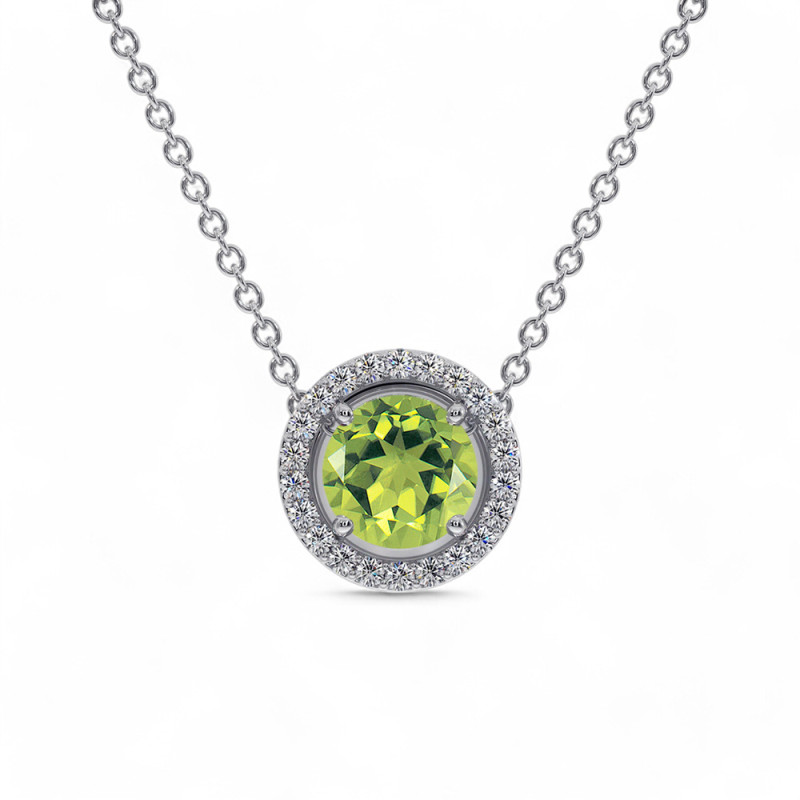 Pendentif Ma Vie p&eacute;ridot - Collection Bijoux Celinni