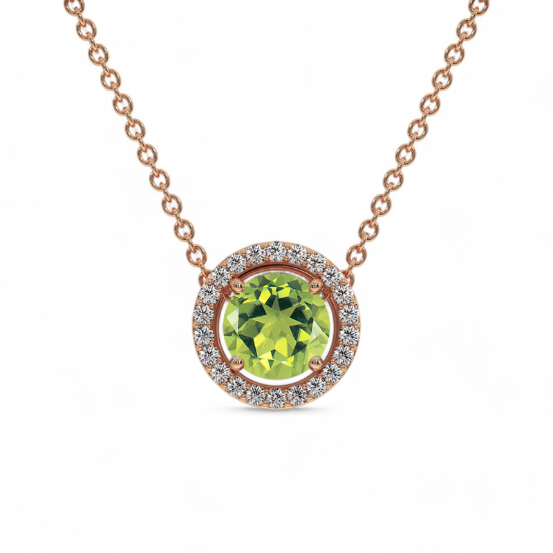 Pendentif Ma Vie p&eacute;ridot - Collection Bijoux Celinni