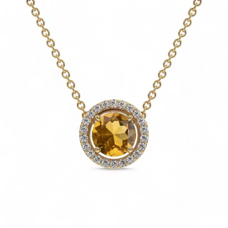 Pendentif Ma Vie Citrine