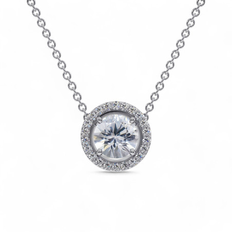 Pendant Ma vie White Sapphire