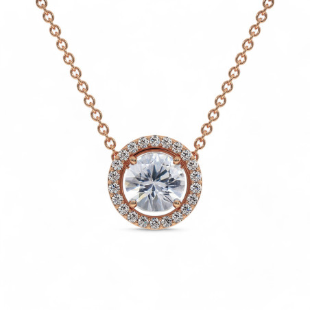 Pendant Ma vie White Sapphire