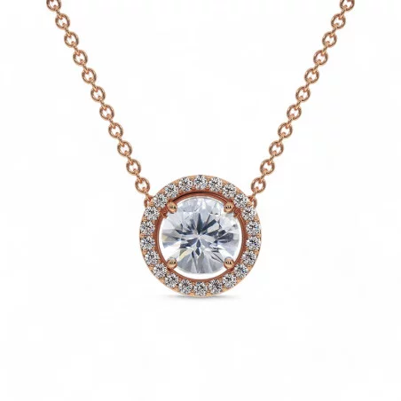 Pendentif Ma Vie Saphir blanc