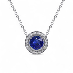 ANH&Auml;NGER Mon amour BLAUER SAPHIR - Celinni Schmuck Kollektion
