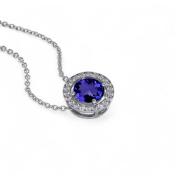 ANH&Auml;NGER Mon amour BLAUER SAPHIR - Celinni Schmuck Kollektion