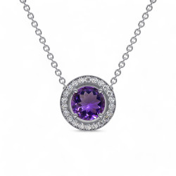 Anh&auml;nger mon amour Amethyst - Celinni Schmuckkollektion