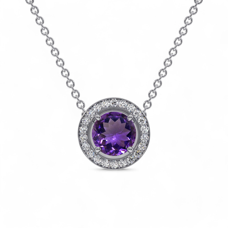 Anh&auml;nger mon amour Amethyst - Celinni Schmuckkollektion