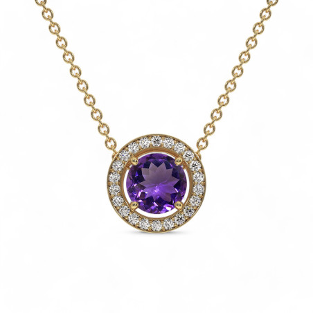 Anh&auml;nger mon amour Amethyst
