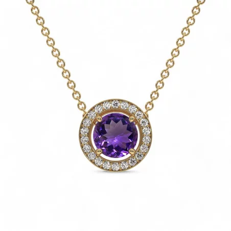 pendentif mon amour Améthyste