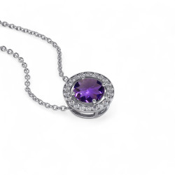 Anh&auml;nger mon amour Amethyst - Celinni Schmuckkollektion