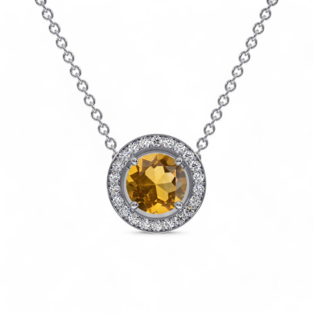 pendant mon amour Citrine