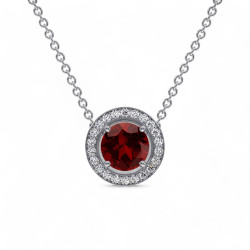 Anh&auml;nger mon amour Granat - Celinni Schmuck Kollektion