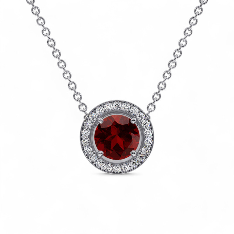 Anh&auml;nger mon amour Granat - Celinni Schmuck Kollektion