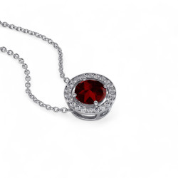 Anh&auml;nger mon amour Granat - Celinni Schmuck Kollektion