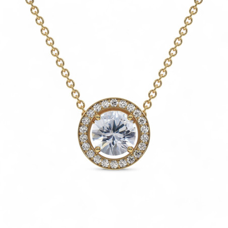 pendant mon amour white sapphire
