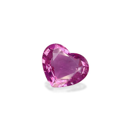 铜电气石 taille 心脏 紫红色 7.41 carats