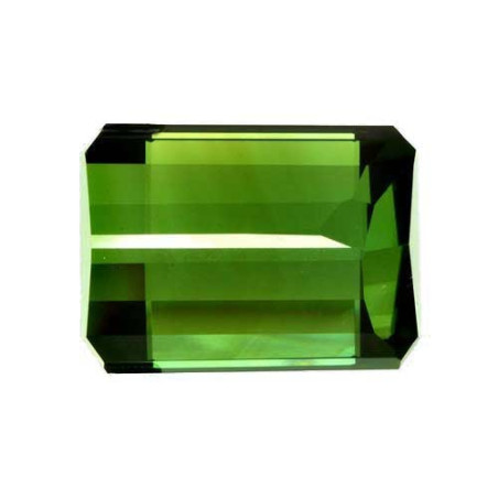 RECTANGULAR-cut Green Tourmaline Green 29.69 carats