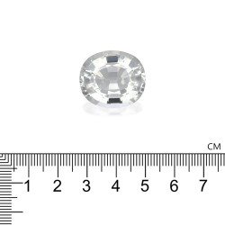 white tourmaline lengte OVAL Wei&szlig; 34.71 karaten
