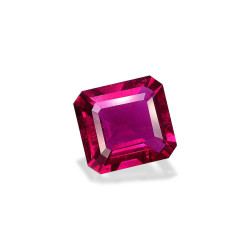 Rechthoekig geslepen Rubelliet Fuscia Roze 12.51 karaat