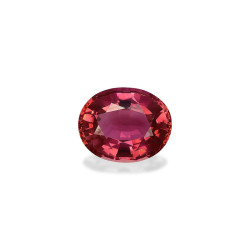 Ovale geslepen groene roze toermalijn van 6,18 karaat