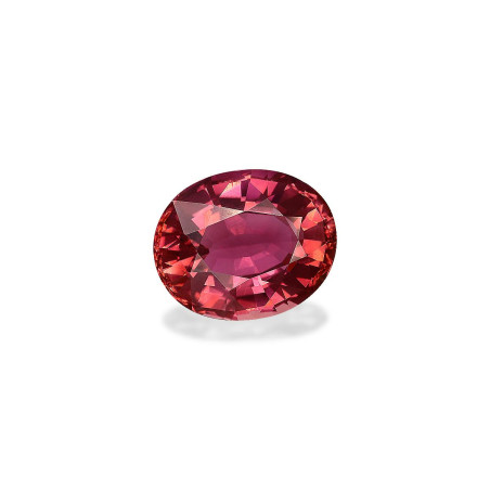 OVAL-cut Pink Tourmaline Strawberry Pink 6.18 carats