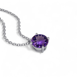 Pendentif Elle Am&eacute;thyste