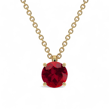 Ruby Pendant for Her