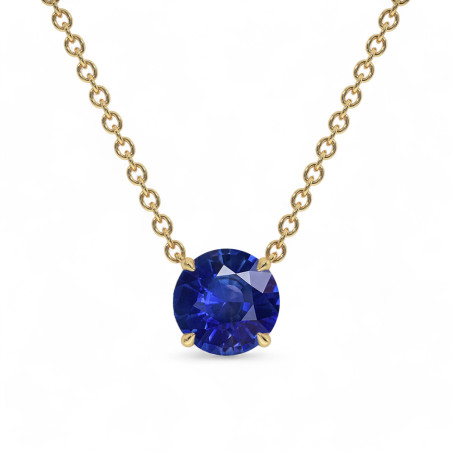 Promise Pendant Blue Sapphire