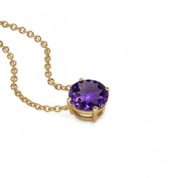 Pendentif Promesse Am&eacute;thyste