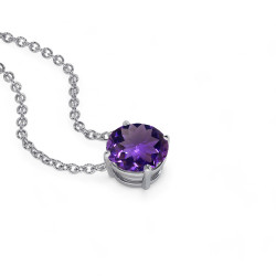 Pendentif Promesse Am&eacute;thyste