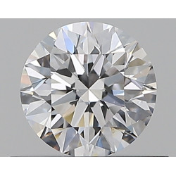 الماس بشكل دائري بوزن 0.5 قيراط