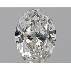 الماس على شكل بيضاوي بوزن 0.51 قيراط