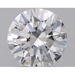 الماس بشكل دائري بوزن 0.5 قيراط