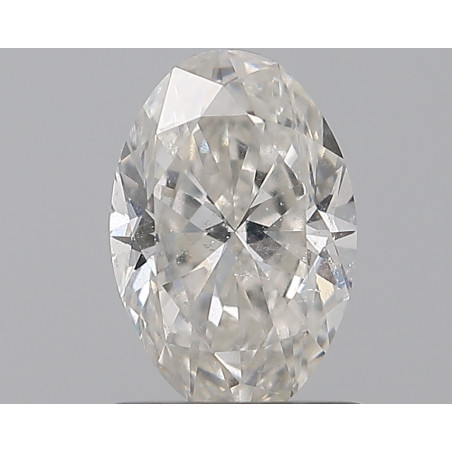 الماس على شكل بيضاوي بوزن قيراط واحد