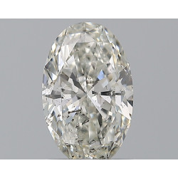 0.97 قيراط الماس بشكل بيضاوي
