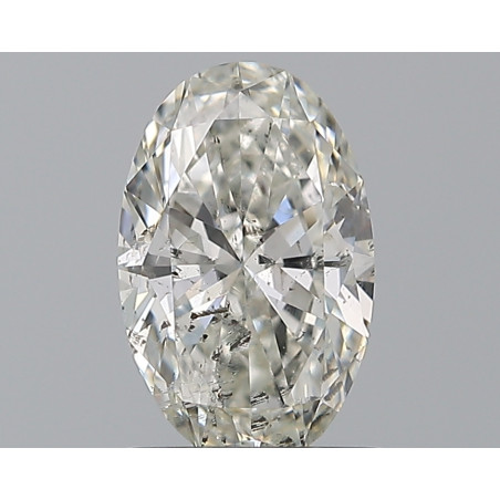 0.97 قيراط الماس بشكل بيضاوي