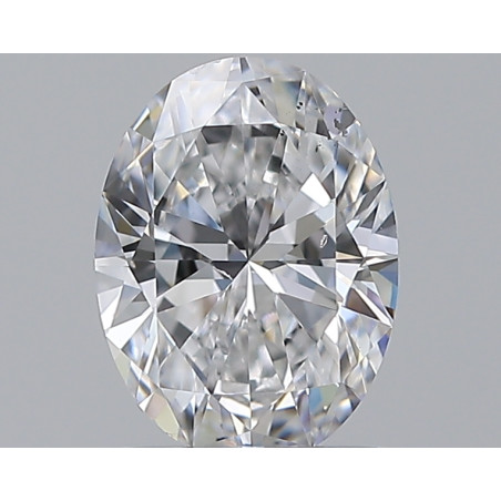 الماس على شكل بيضاوي بوزن 0.9 قيراط