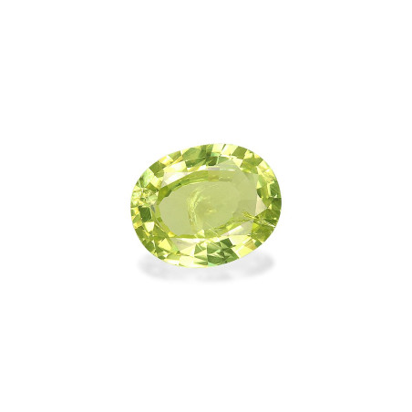 Chrysoberyl taille OVALE Moderate Yellowish Green 3.49 carats