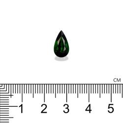 Tourmaline Chrom&eacute;e taille Poire Vert 2.08 carats