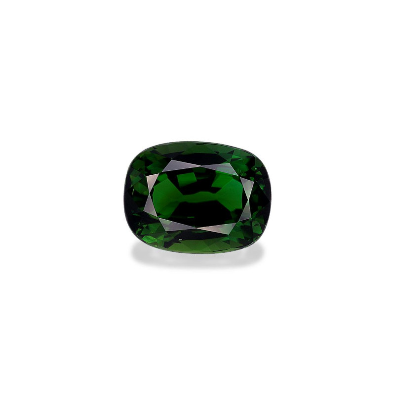 CUSHION-cut Chrome Tourmaline Intense Green 4.47 carats