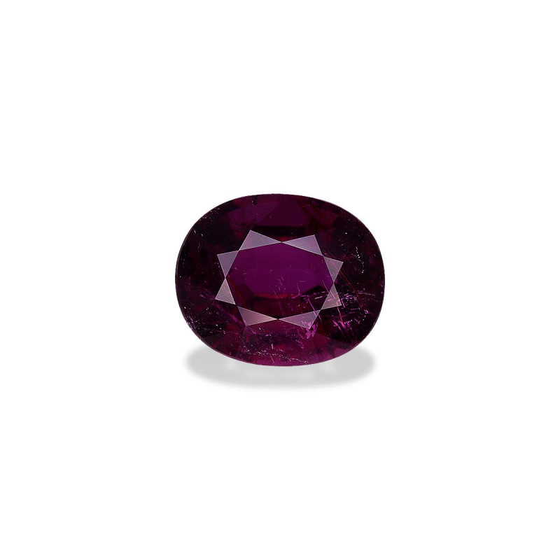 Kupfer-Turmalin lengte OVAL Pinkish Red 10.33 karaten