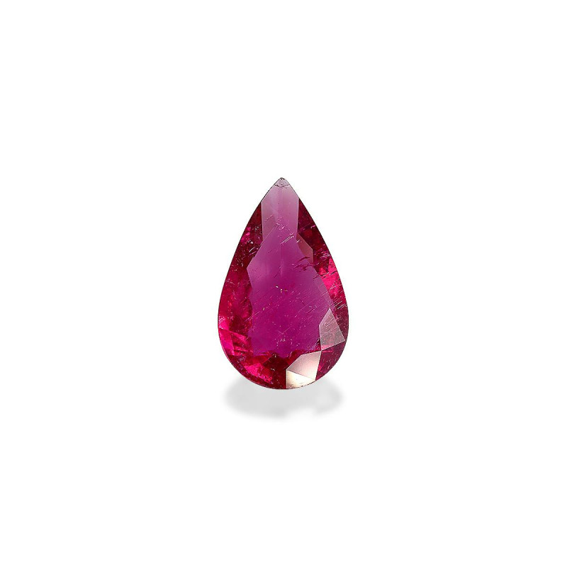 Rubellit lengte Birne Strawberry Pink 6.42 karaten
