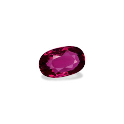 Ovale geslepen Rubelliet Magenta Paars 4.28 karaat
