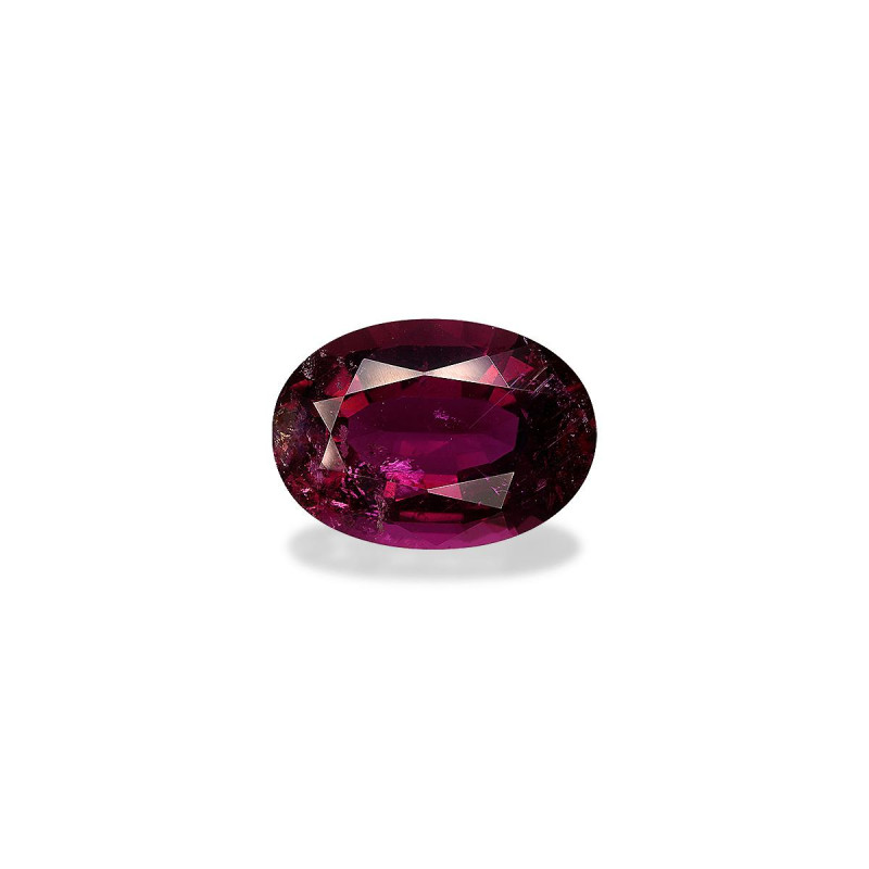 روبيليت الحجم بيضاوي Intense Pinkish Red 14.77 