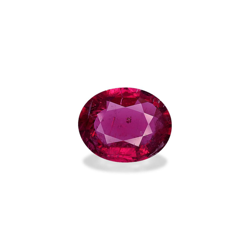 Rubellit lengte OVAL Rosenrot 4.04 karaten