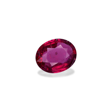 OVAL-cut Rubellite Tourmaline Rose Red 4.04 carats