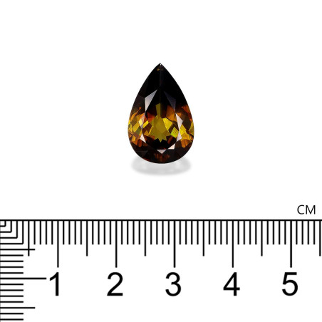 سيفين الحجم كُمَّثرَى Intense Yellowish Green 9.18 