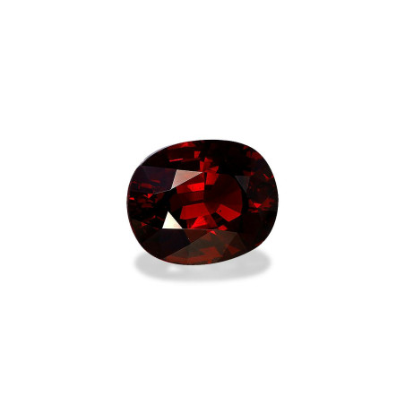 OVAL-cut spessartite Intense Red 38.70 carats