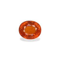 spessartite الحجم بيضاوي البرتقالي 11.88 